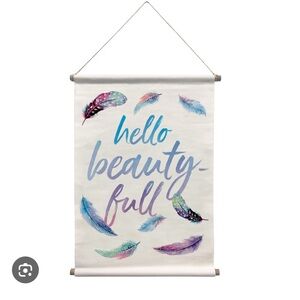 NEW Wall Pops!  Wall tapestry, Colorful Feather Wall Hanging Decor